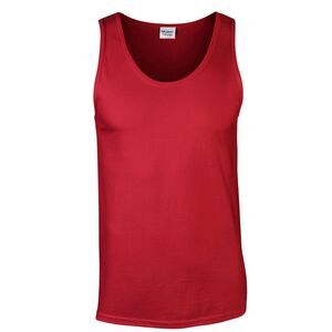 Gildan Unisex Adult Softstyle Tank Top / Red